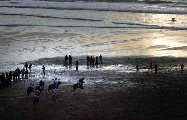 Polo on the beach