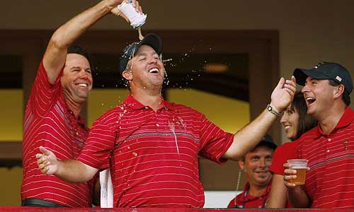 Kenny Perry, Boo Weekley and JB Holmes 