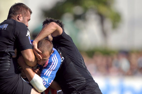 Sergio Parisse of Stade Francai 