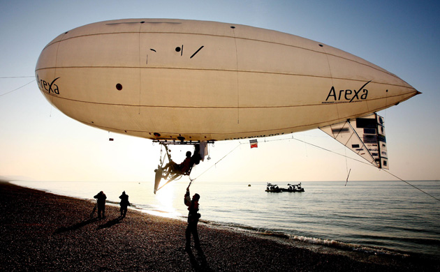 Balloonist Stephane Rousson