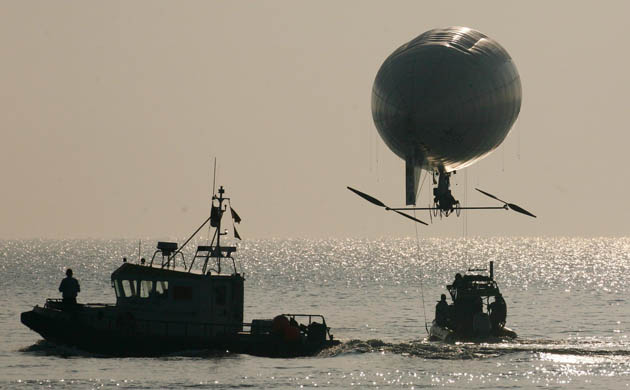 Balloonist Stephane Rousson