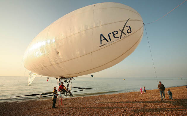 Balloonist Stephane Rousson