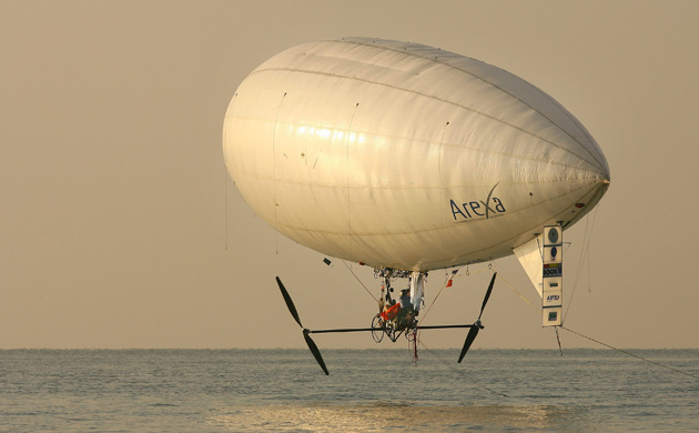 Balloonist Stephane Rousson