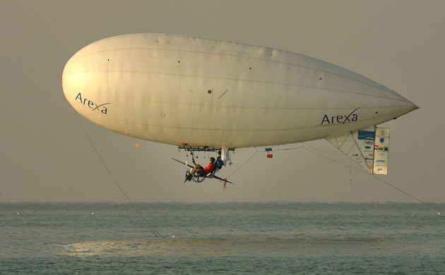 Balloonist Stephane Rousson