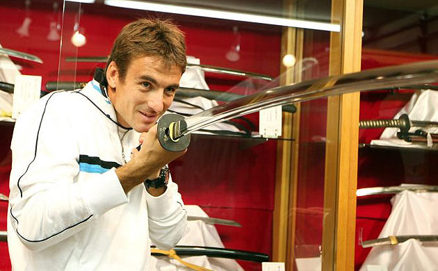 Tommy Robredo sword