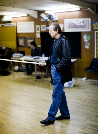 Backstage at Peter Pan