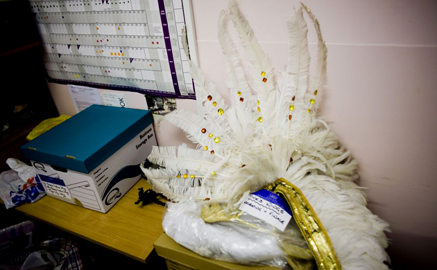 Backstage at Peter Pan