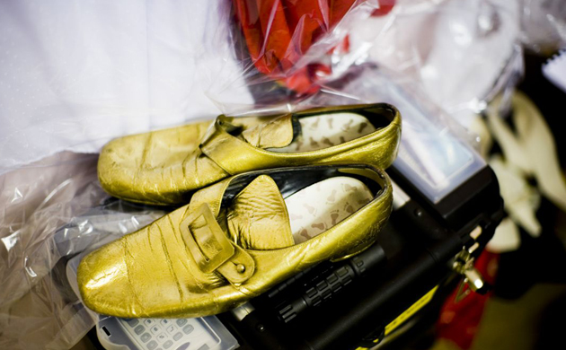 Backstage at Peter Pan