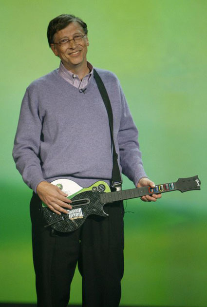 Bill Gates at the Consumer Electronics Show in Las Vegas 