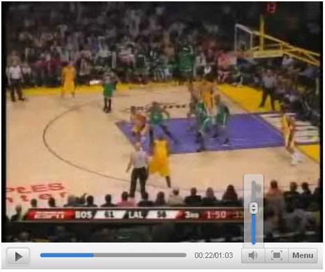 New media player on MySpace