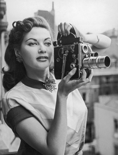 Actress With Camera