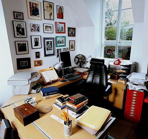 Michael Frayn's writing room