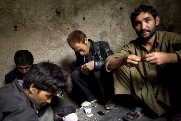 Heroin Addicts in Afghanistan