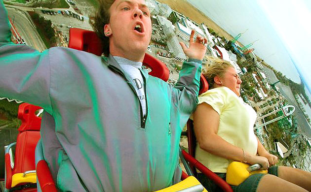 Cedar Point amusement park's Top Thrill coaster 