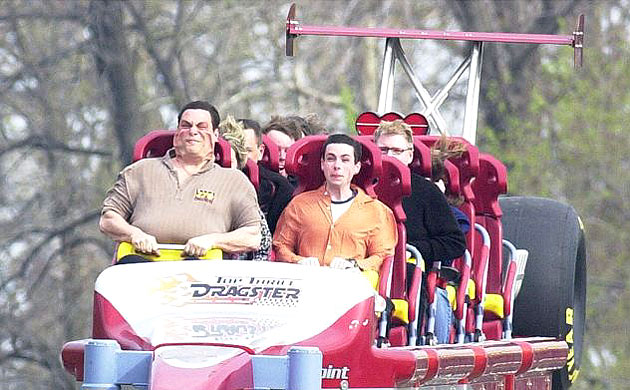 The Top Thrill dragster at Cedar Point amusement park in Sandusky, Ohio, USA