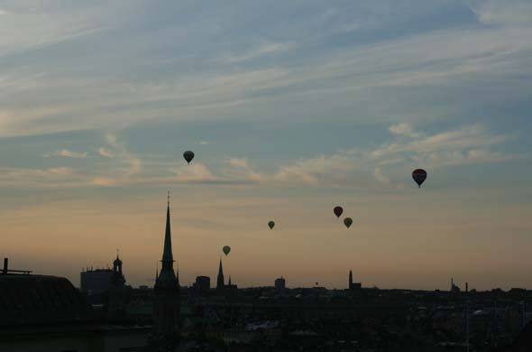 Stockholm: hot air balloons