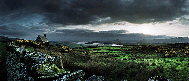 Hillside Chapel near Talsarnau, North Wales