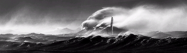 Windsurfer in Force Nine, Hayling Island