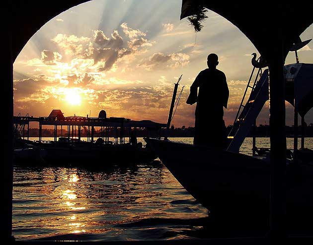 Silhouette, Luxor, Egypt