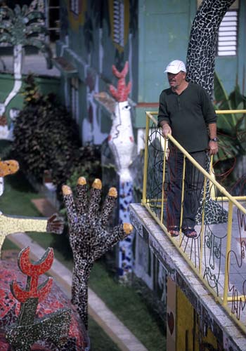 Fuster at his studio