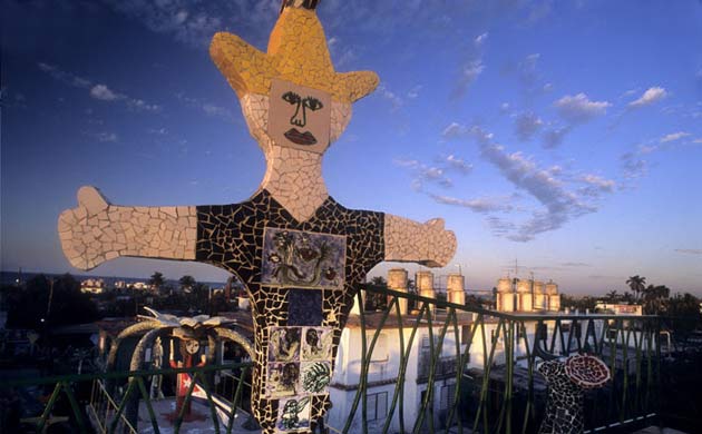 Roof of Fuster's house