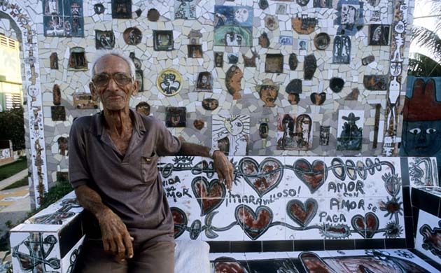 He's also decorated public spaces