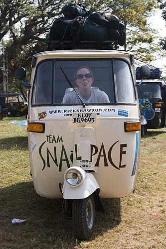 Rickshaw ready to go