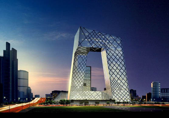 CCTV building in Beijing