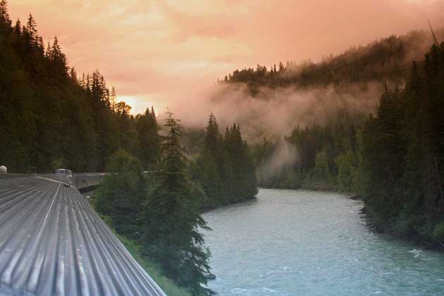 Jasper-Vancouver railway, Canada