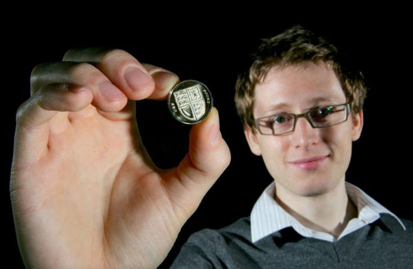 Matthew Dent designer of new coins