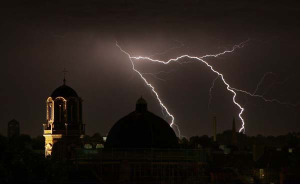 Lightning over London
