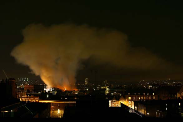 Camden market fire