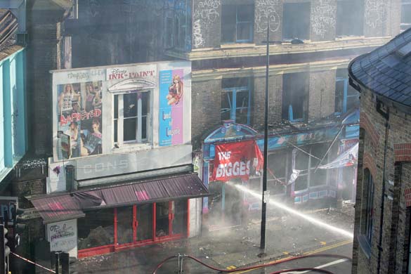 Camden market fire