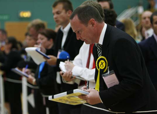Glasgow East by-election results