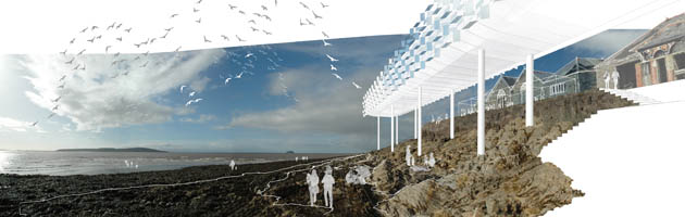 An artist's impression of Birnbeck pier in Weston-Super-Mare - Weston Super Star!
