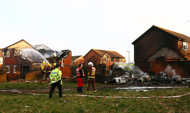 airplane crash in farnborough