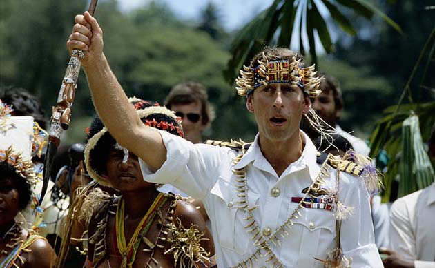Prince Charles in Papua New Guinea