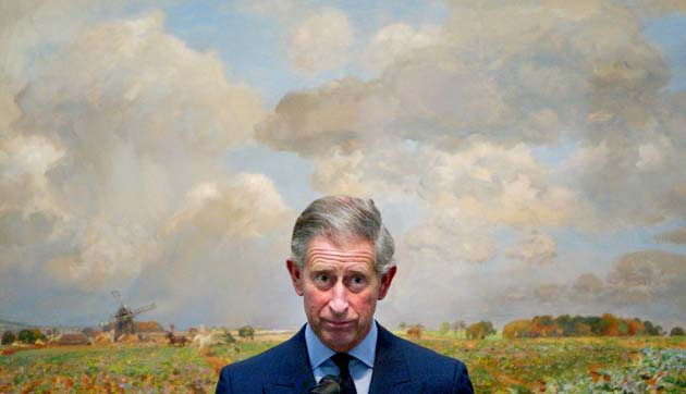 Prince Charles at the Royal Academy