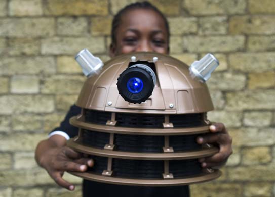 Dalek voice changer toy