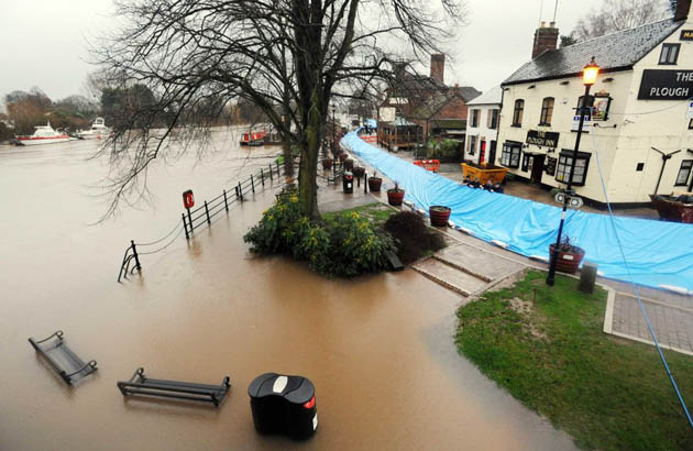 Flooded Severn