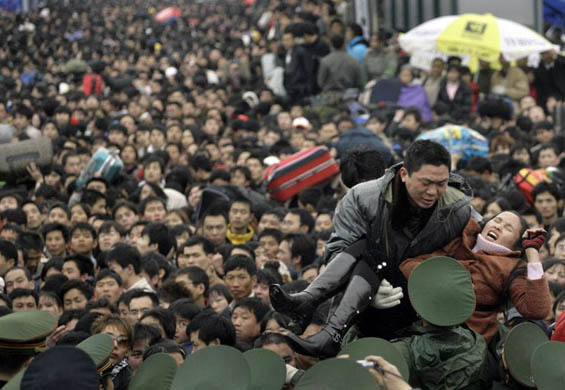 travel chaos in China