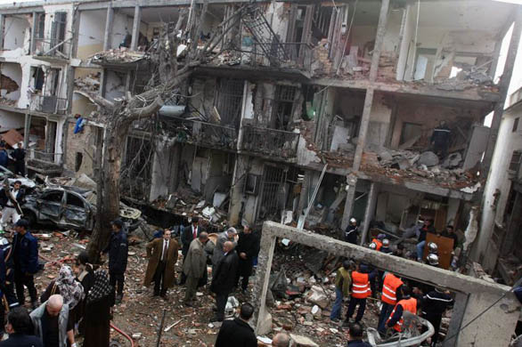 Car bomb explosions in Algiers