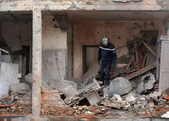 Car bomb explosions in Algiers