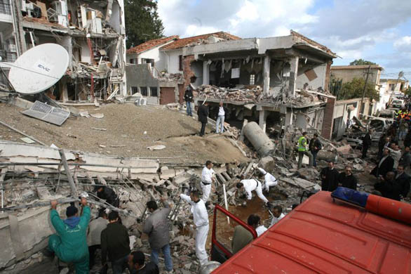 Car bomb explosions in Algiers