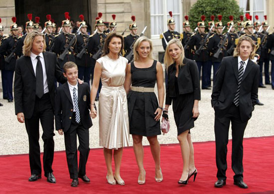 the Sarkozy family