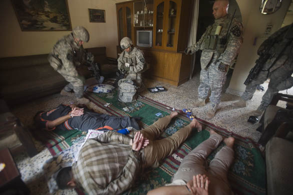 Destroyed Bradley IFV in Iraq