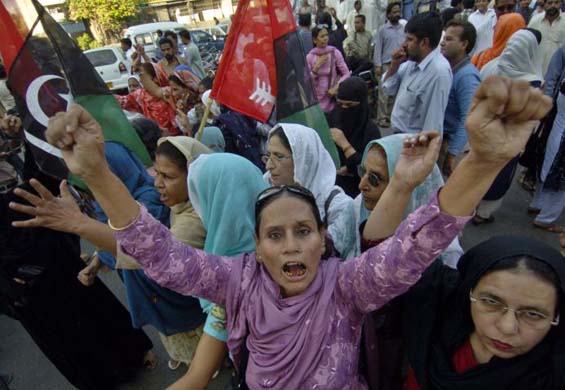 Protests in Karachi