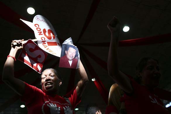 A rally in Venezuela