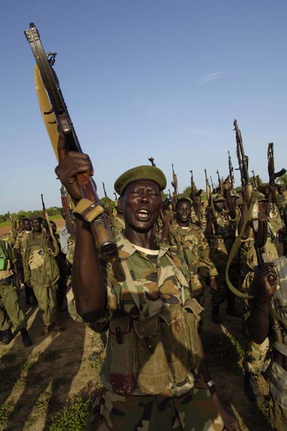 SPLA troops redeploy in Sudan