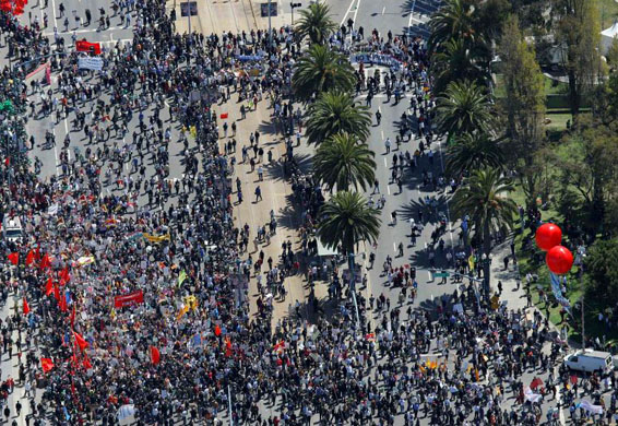 Olympic torch in san francisco 